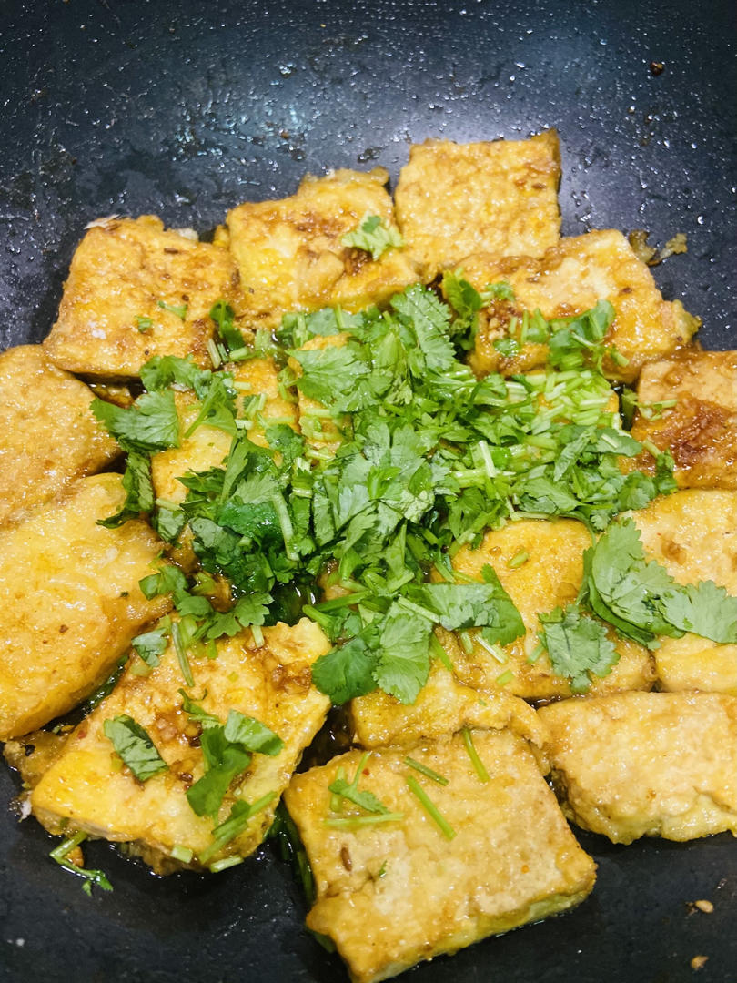 无敌好吃的香煎豆腐