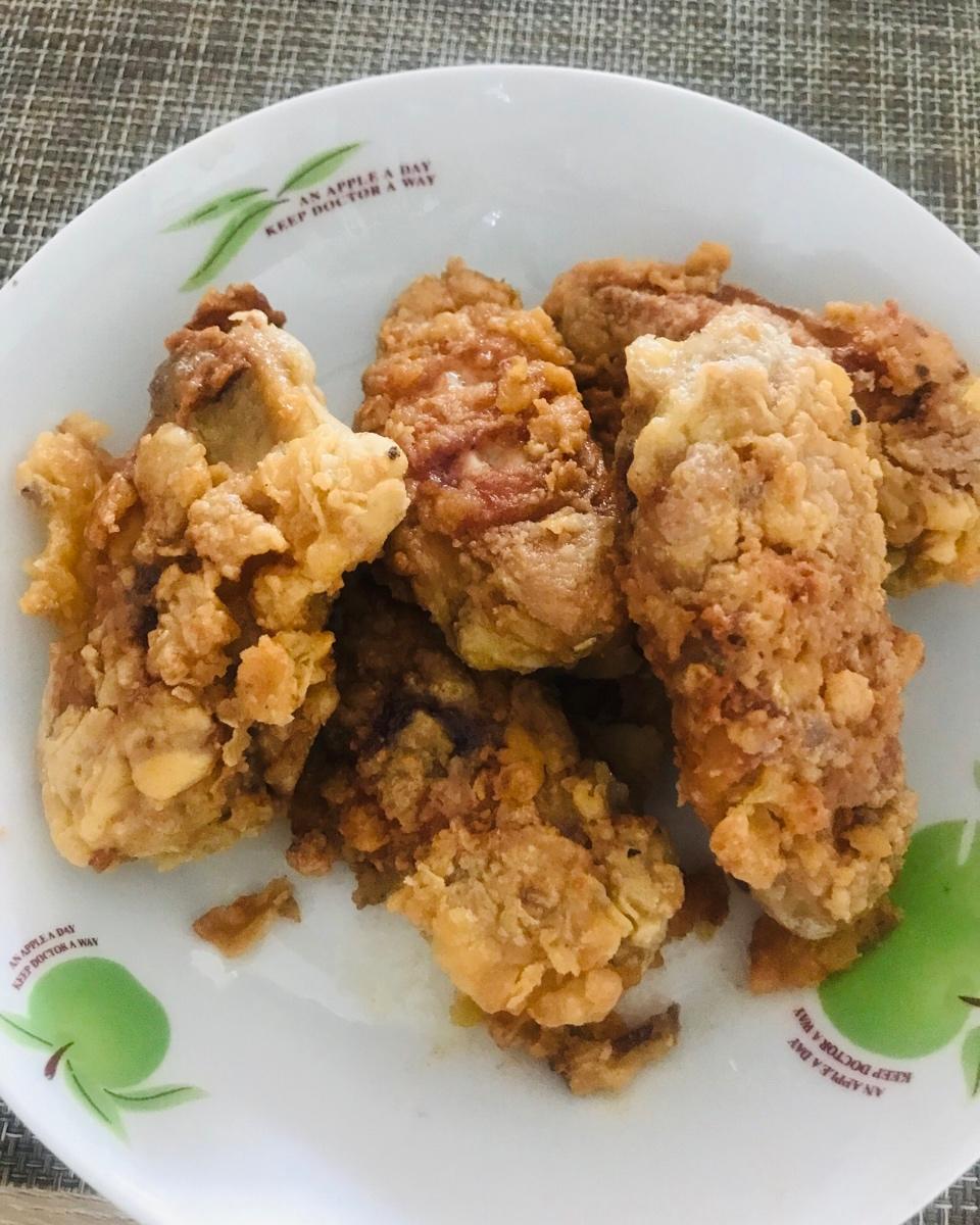 香脆辣味炸鸡翅