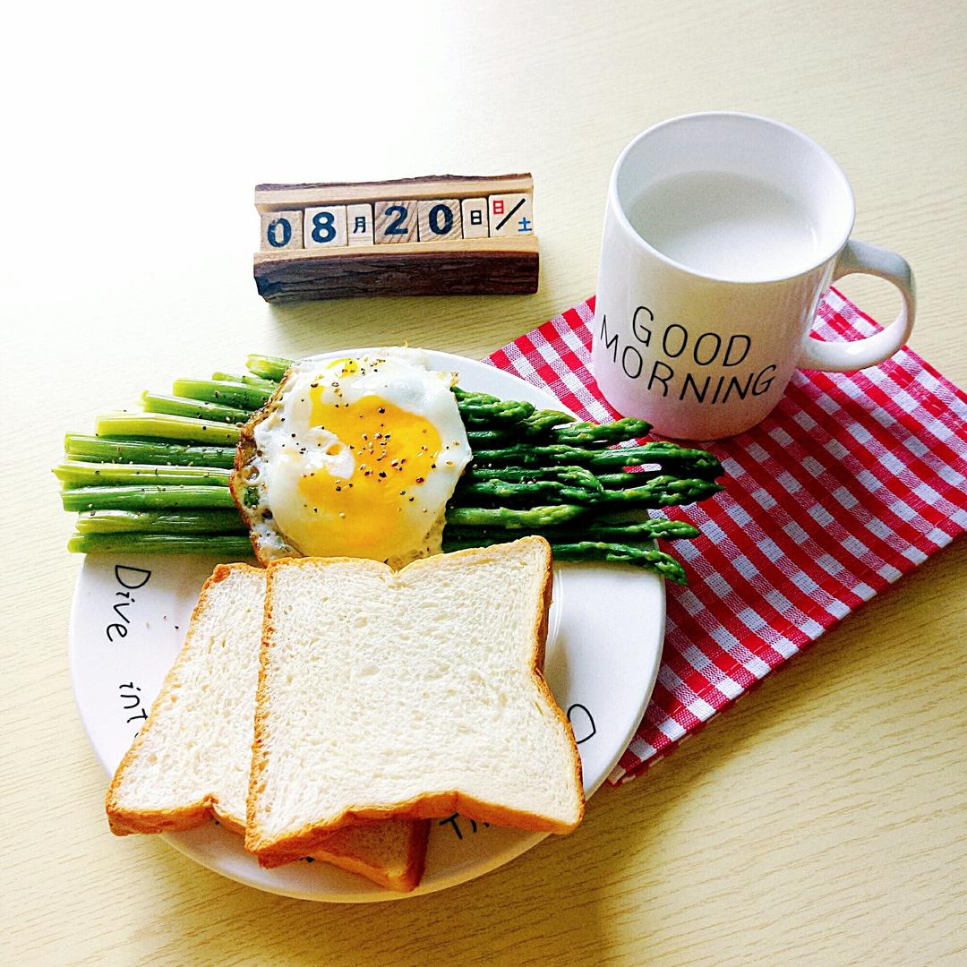 蛋蛋香气之芦笋煎蛋