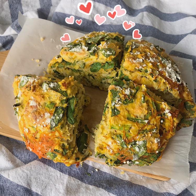 菠菜南瓜奶酪丹波面包丨健康·烘焙