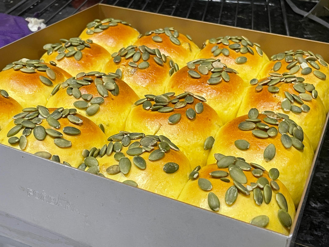 南瓜提子小面包❗不加一滴水和奶