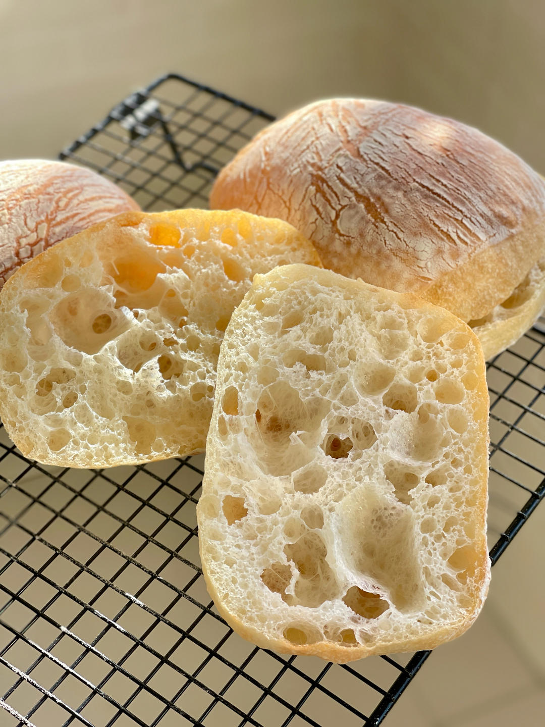 无糖少油｜原味恰巴塔面包｜Ciabatta
