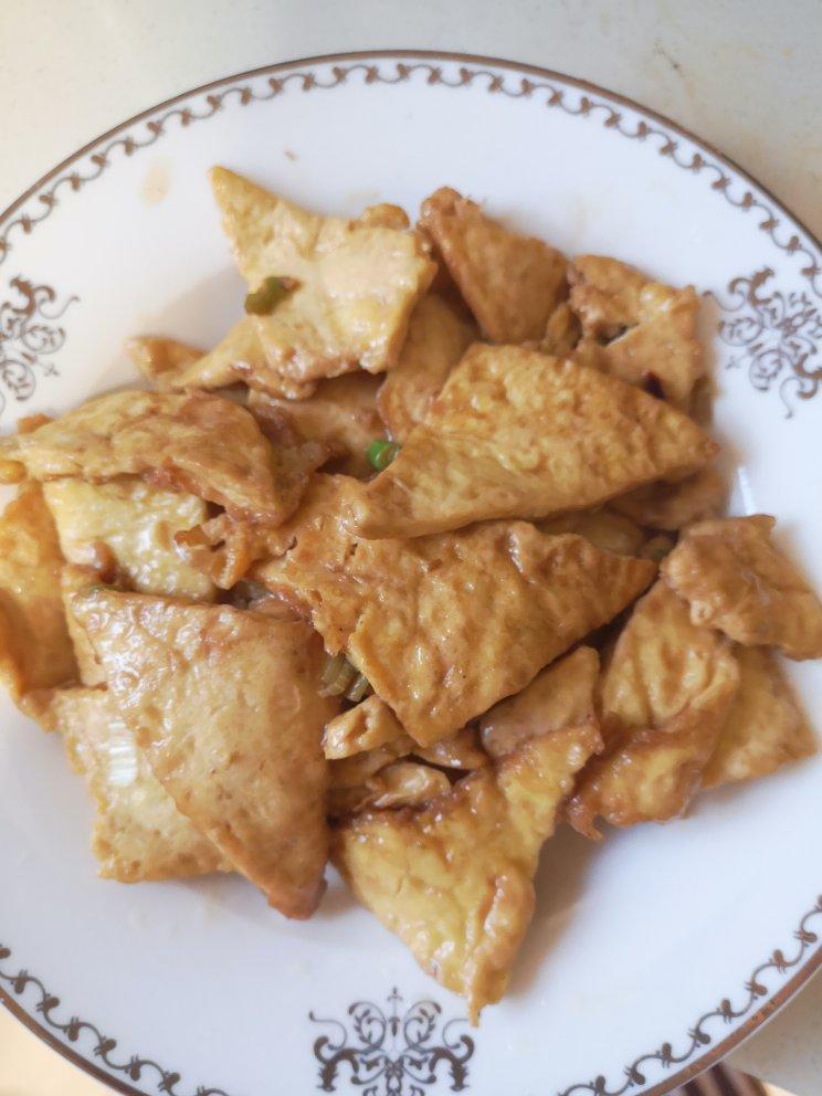 焖煎豆腐