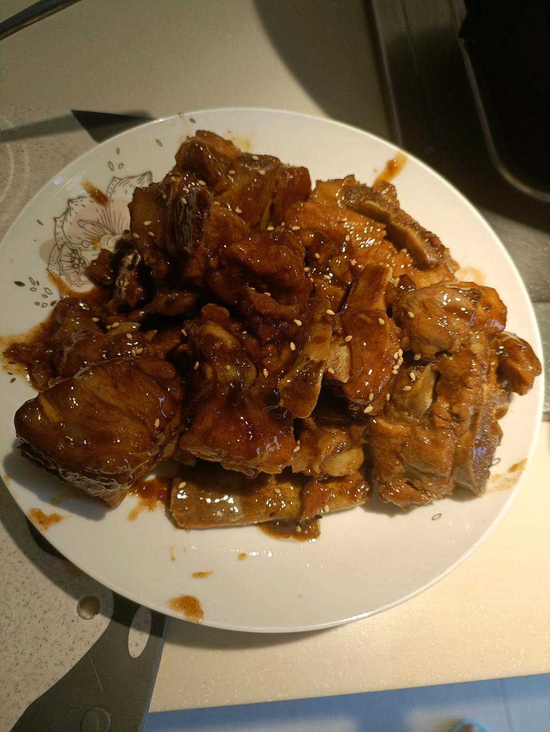 糖醋排骨（试验多次的最佳口感）