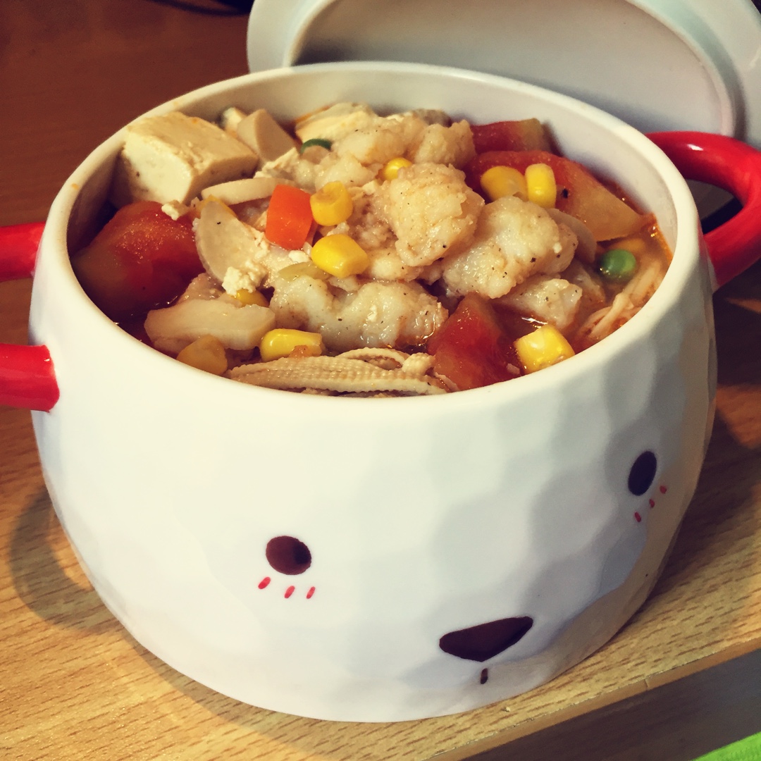 龙利鱼豆腐煲