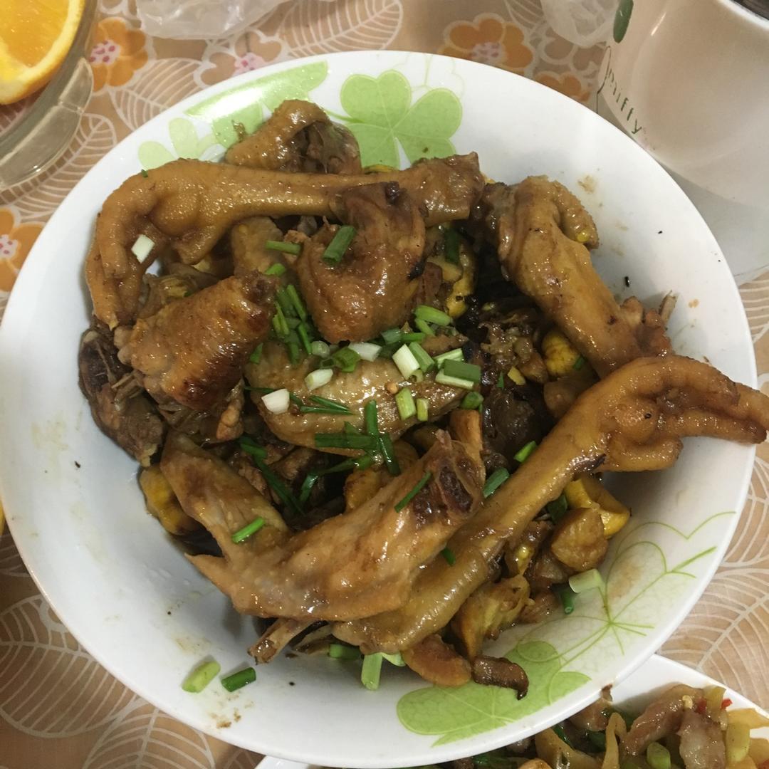 板栗烧鸡