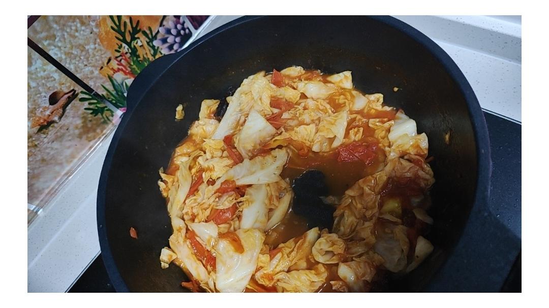 巨巨巨好吃的旧菜新做—西红柿炒圆白菜