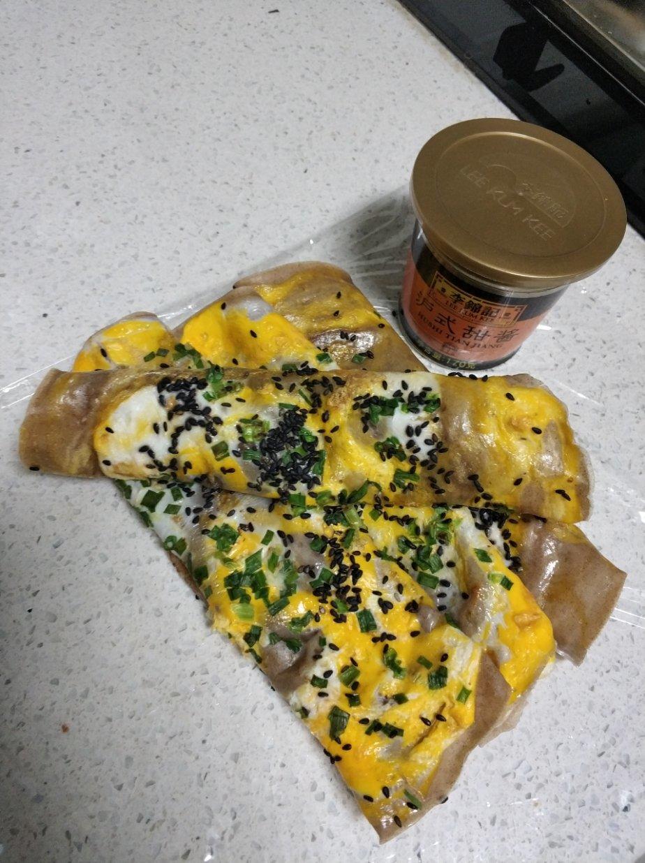家庭平底锅版煎饼果子