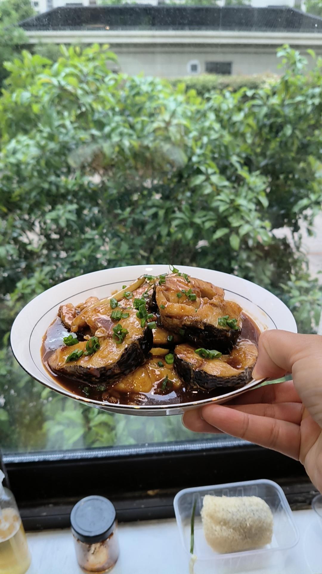 红烧黑鱼段