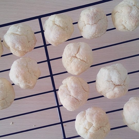 雪球圆饼
