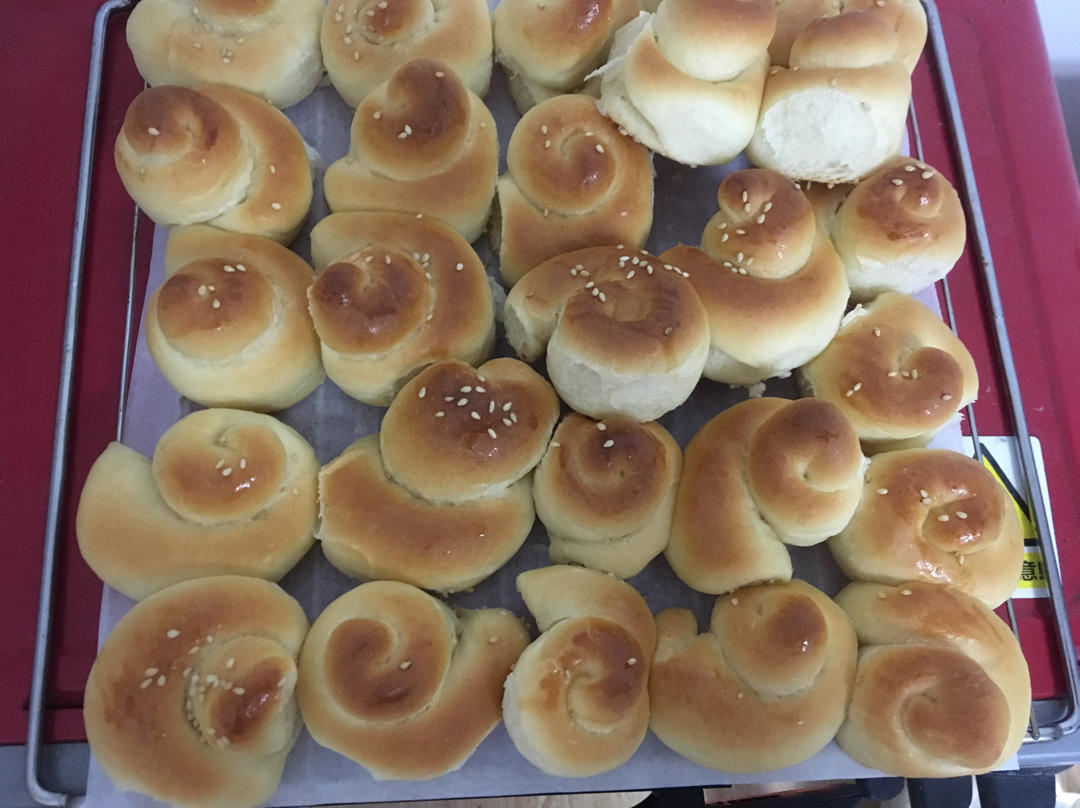 奶油蜂蜜小面包