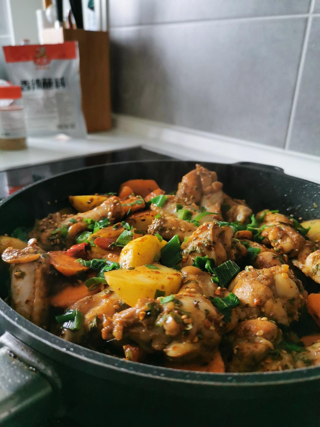 好吃到舔手‼️比烧烤还好吃的孜然鸡翅土豆