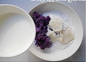 酒酿紫薯珍珠圆子的做法 步骤6