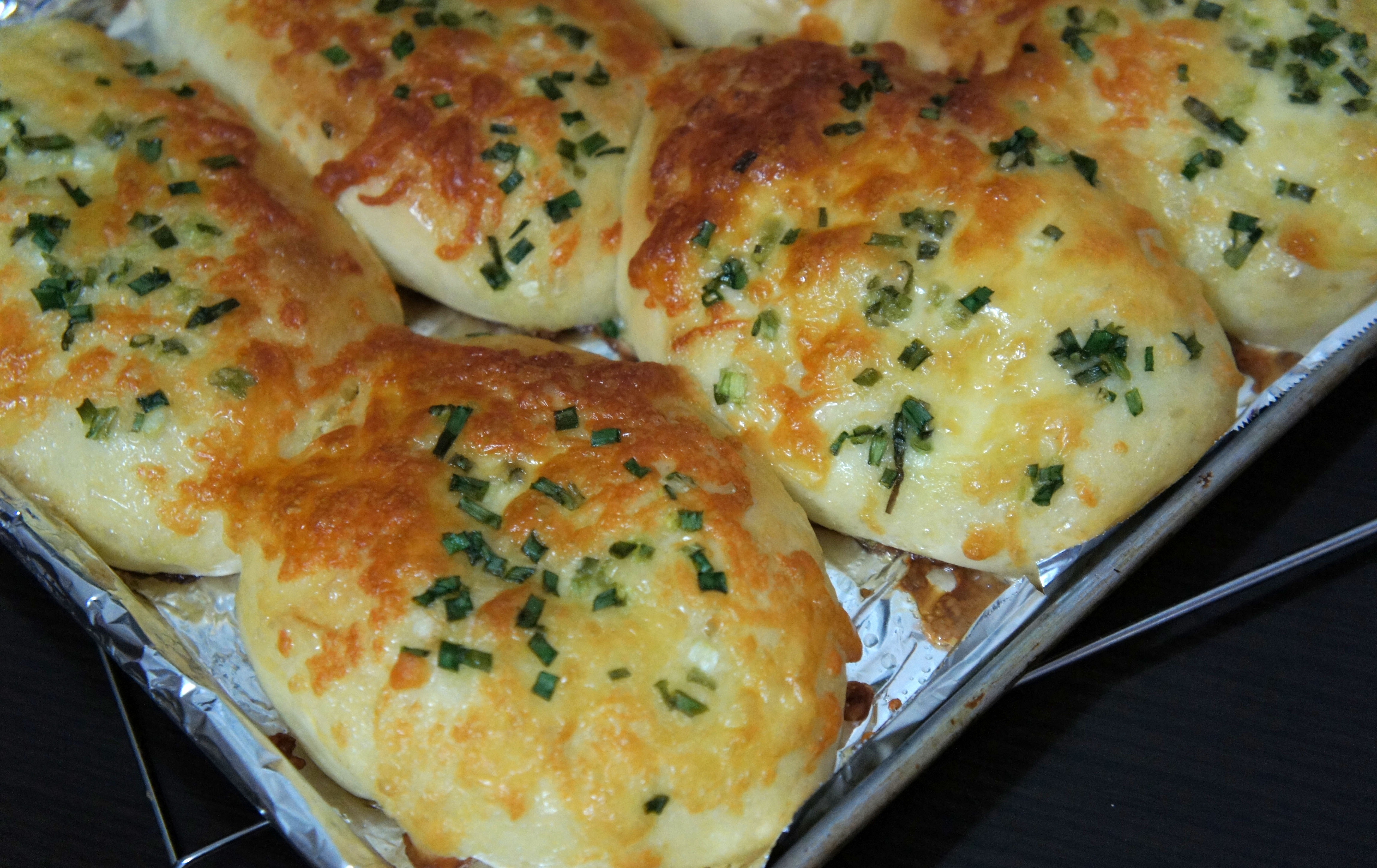 香葱芝士面包条