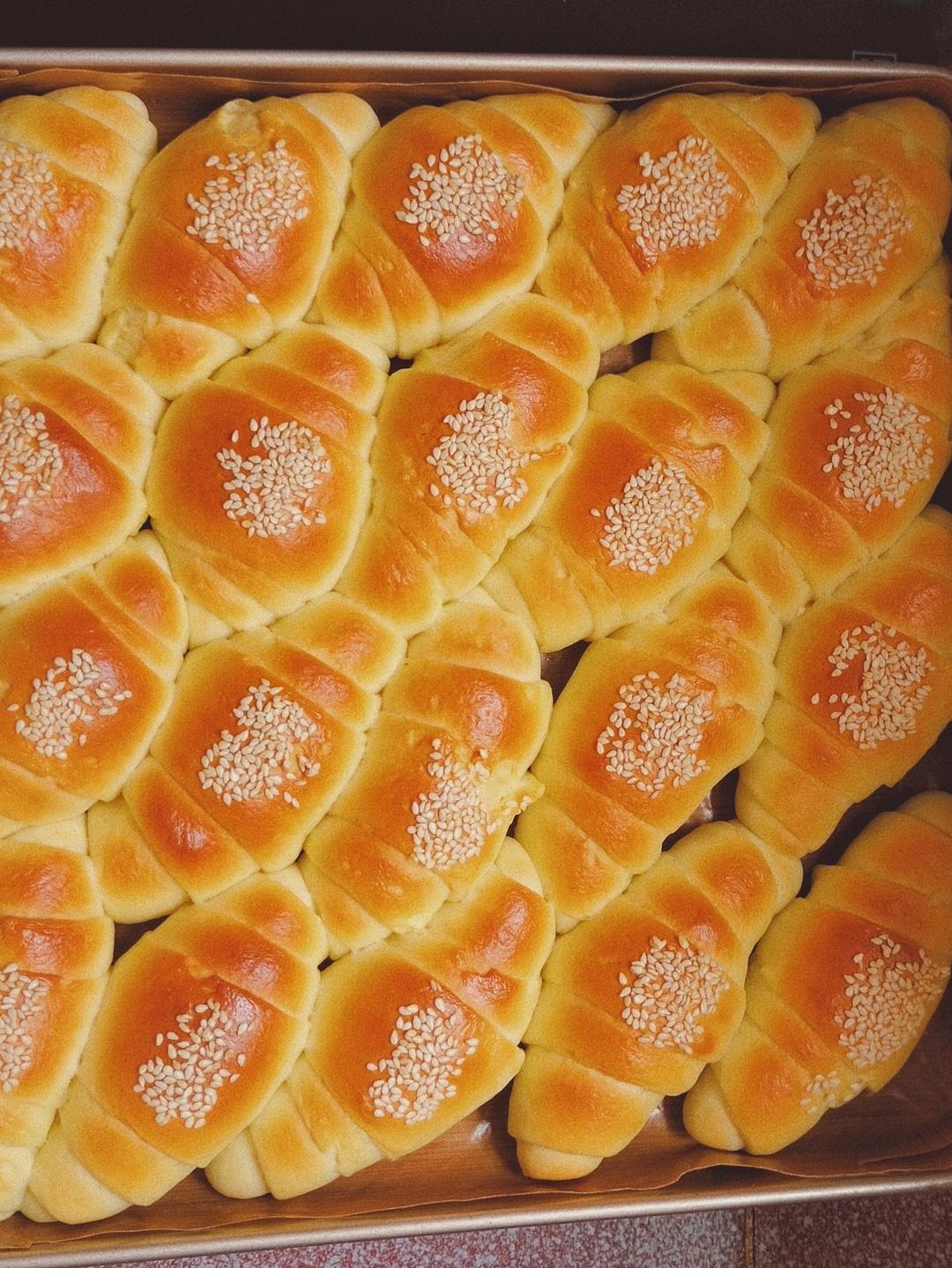 牛奶面包卷（直接法）