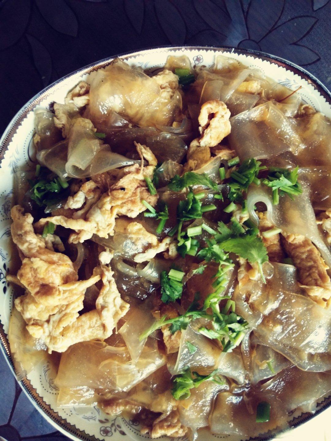 比饭店好吃的鸡蛋粉皮
