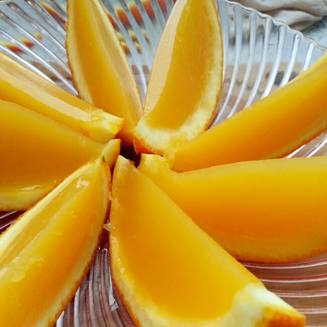 香橙果冻
