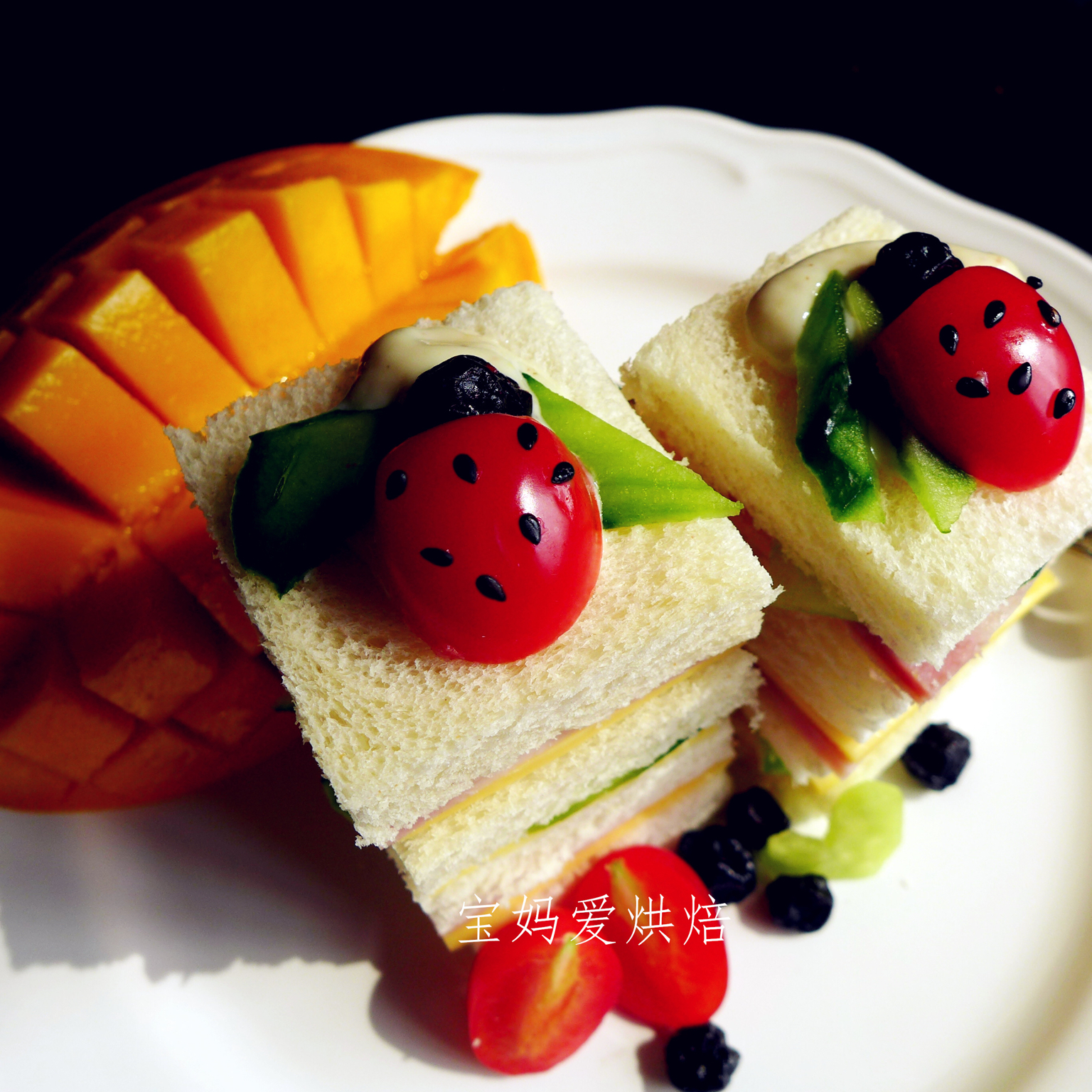 火腿芝士蛋三文治