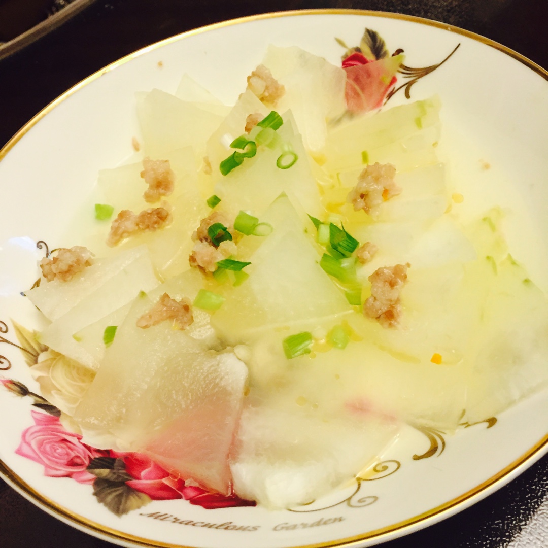 肉末蒸冬瓜