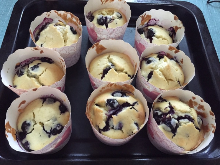 蓝莓玛芬蛋糕 Blueberry Muffin