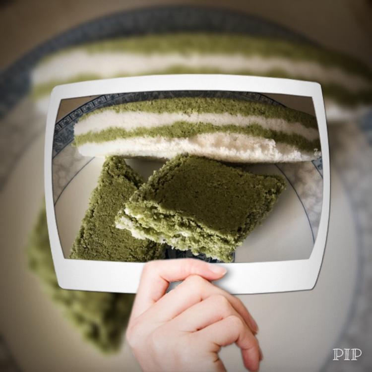 双色松糕