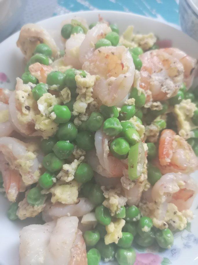 低脂豌豆虾仁滑蛋