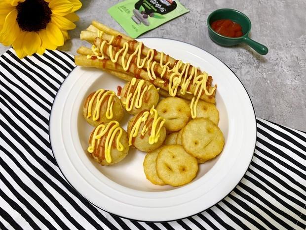 炸物爱好者千万不能错过的薯条薯饼芝士土豆球|马克西姆不粘锅的做法