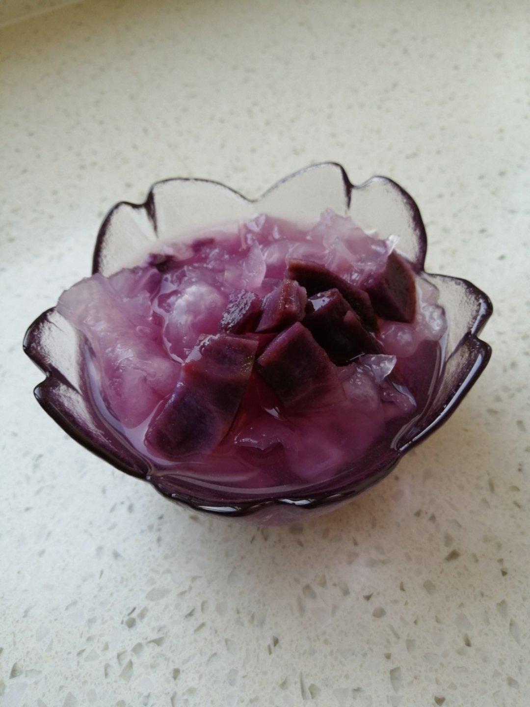 【紫薯银耳羹】