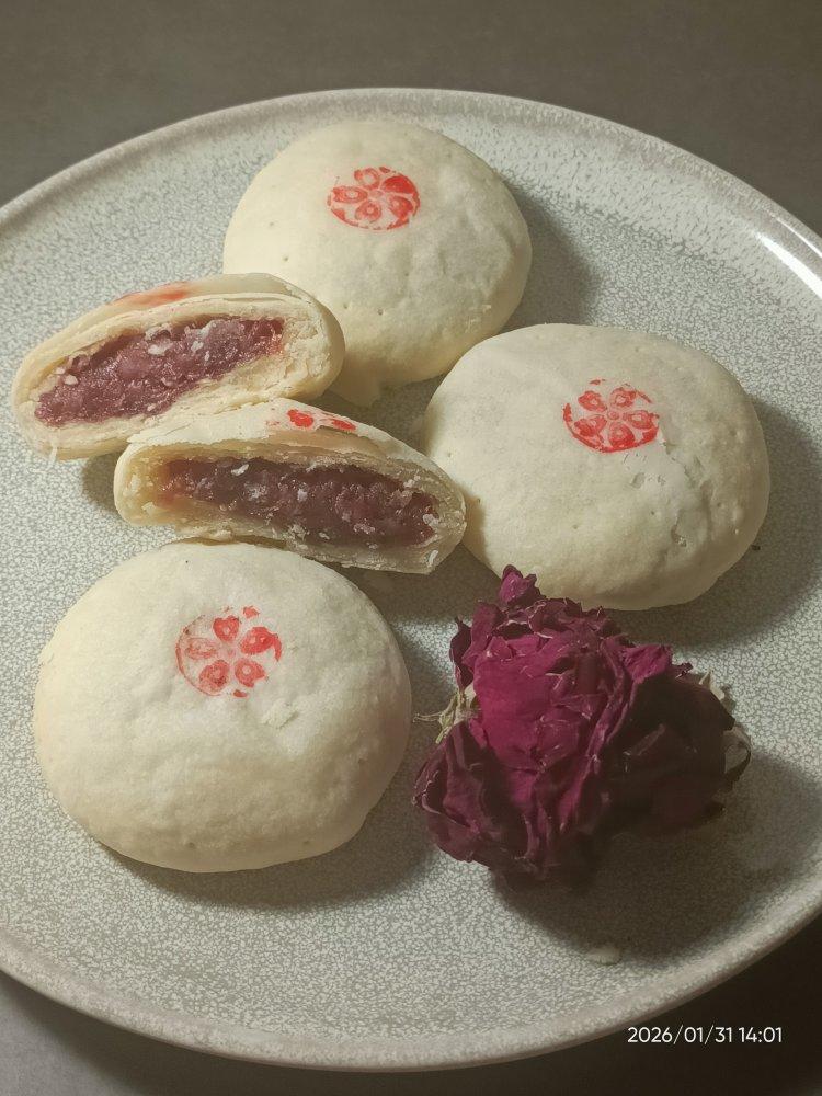 玫瑰🌹鲜花饼丨烫面版本丨又香又酥简单快手零失败