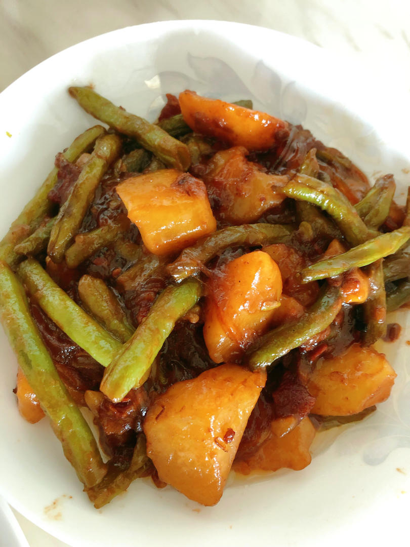五花肉炖芸豆土豆 Pork Belly with B&P