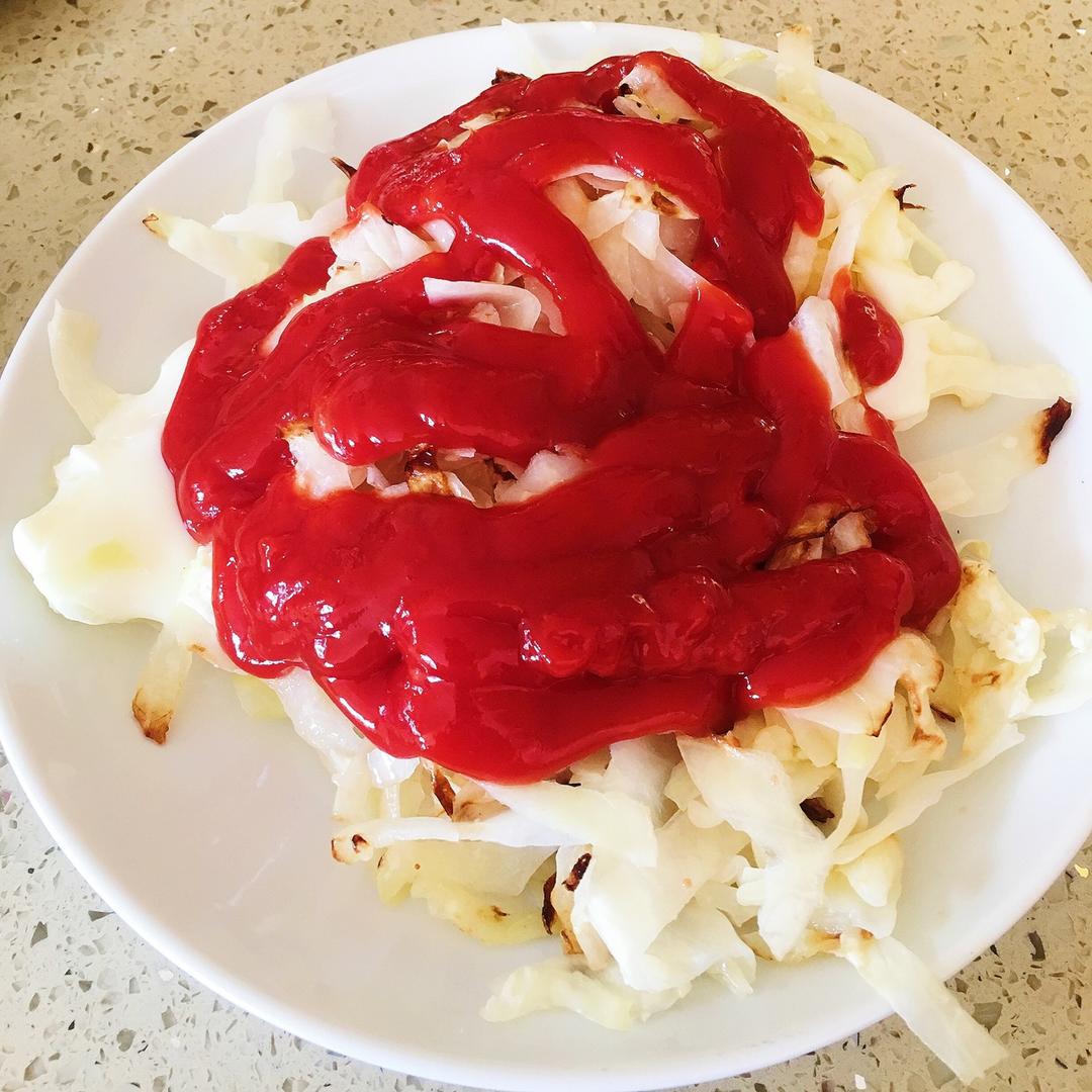 快手早餐料理-卷心菜烘蛋