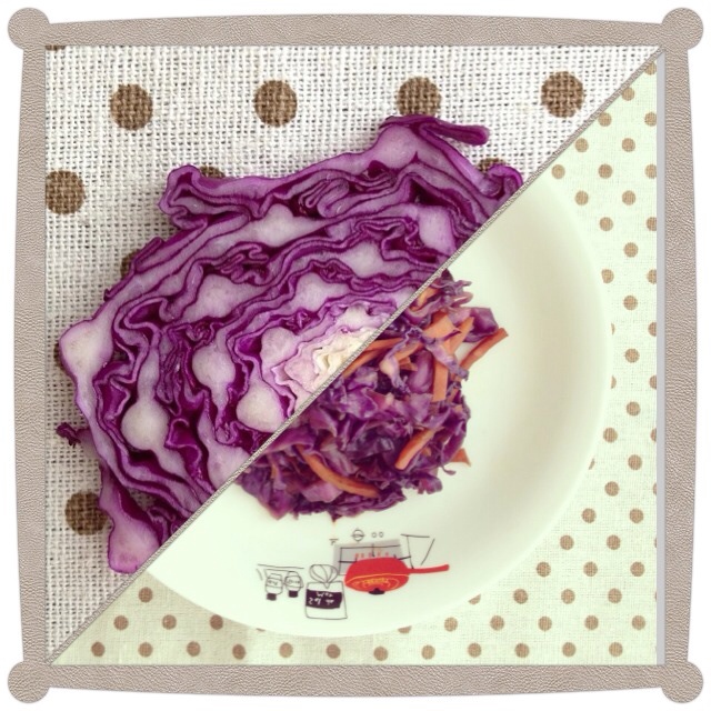 炒紫甘蓝