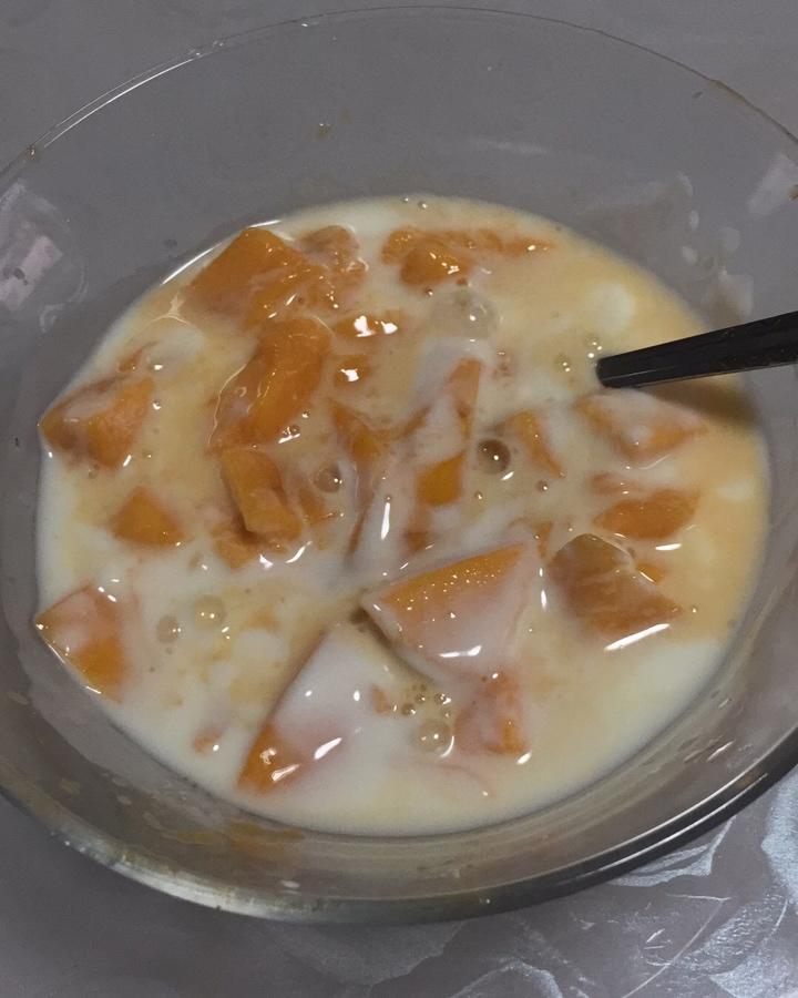 超级简单的芒果酸奶🥭