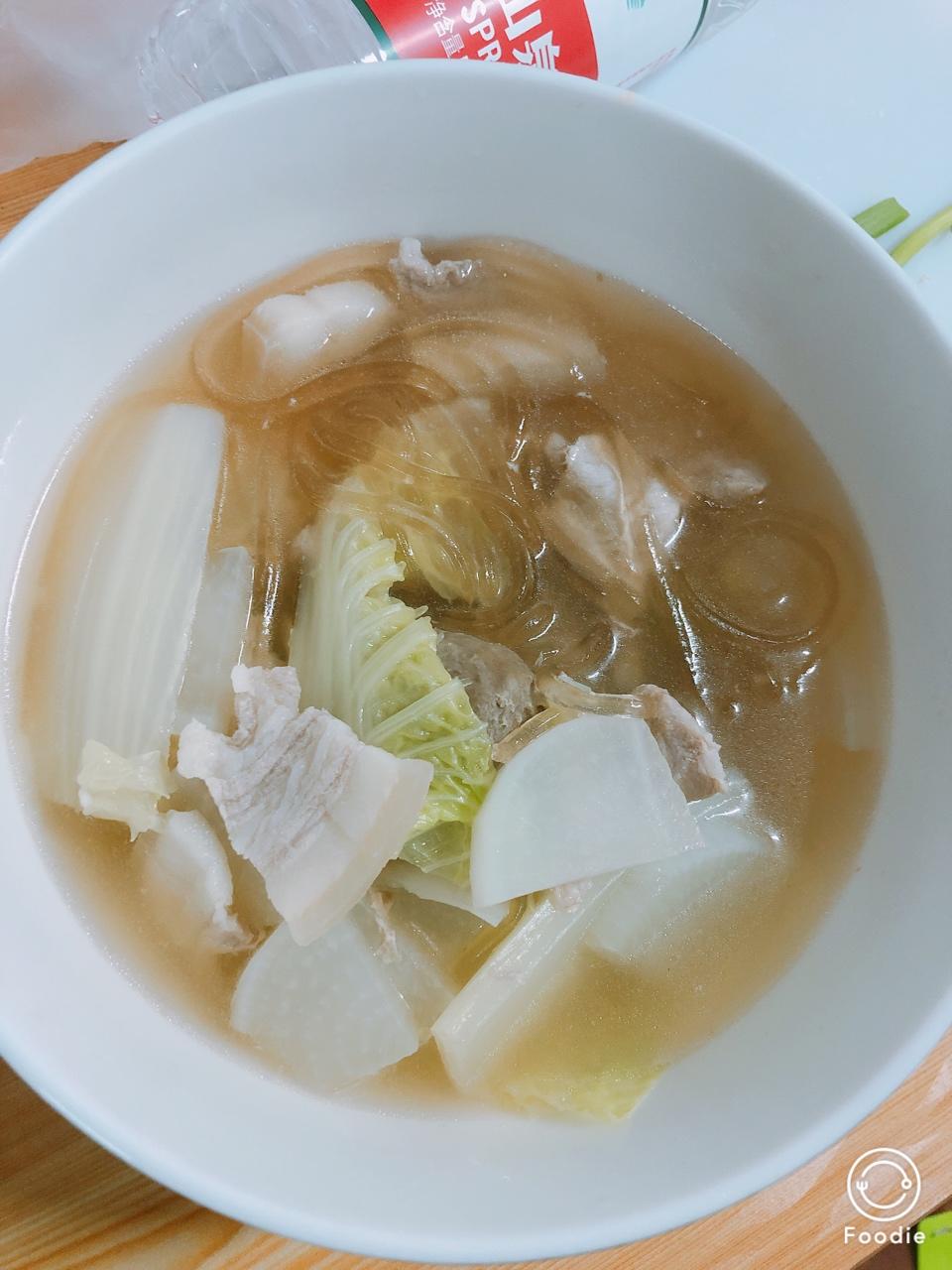 粉丝白菜汤