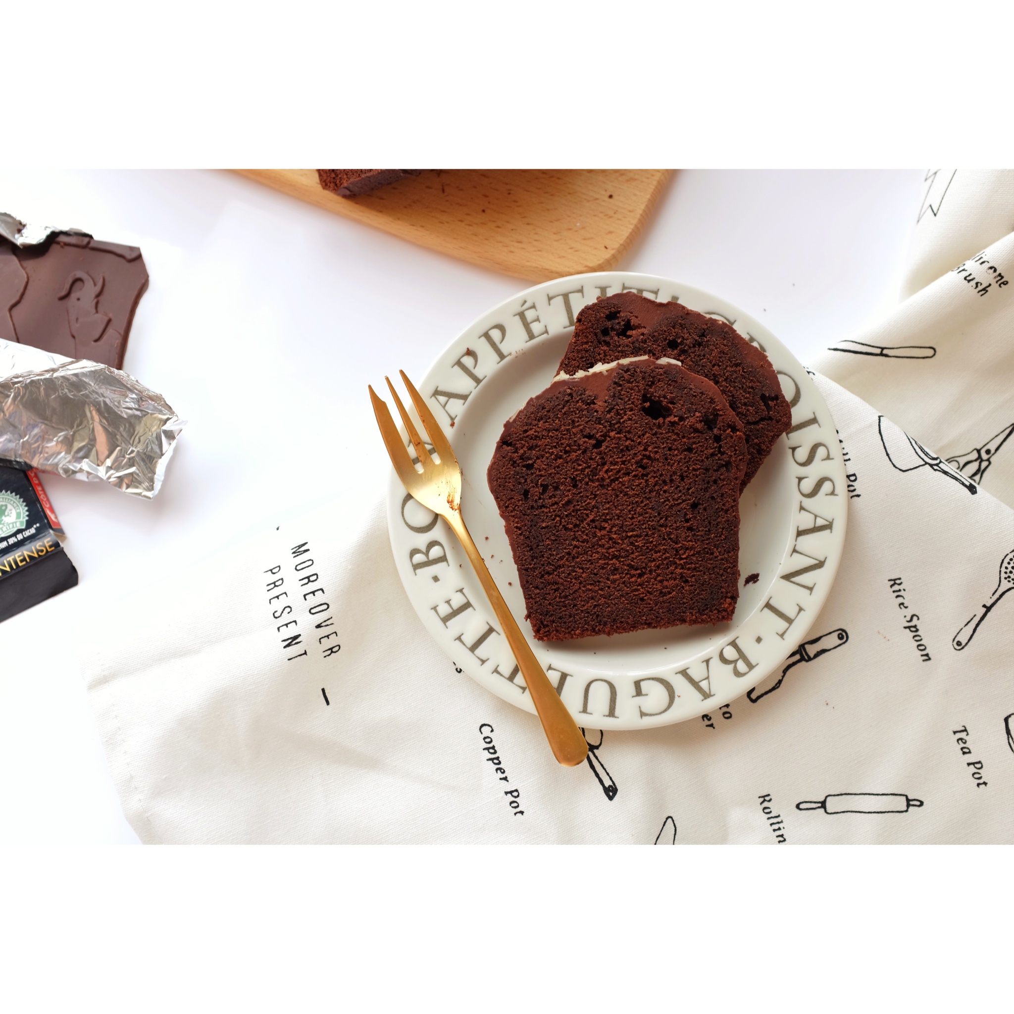 巧克力百利甜磅蛋糕<Chocolate & Irish cream pound cake>