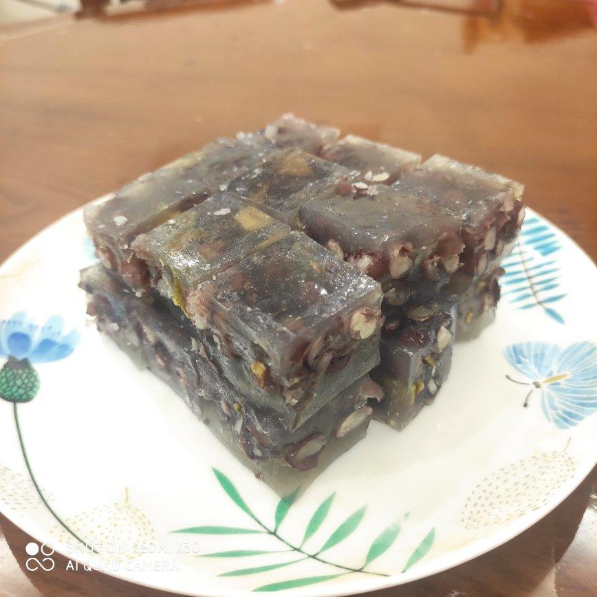 广式红豆马蹄糕：豆香味十足，百吃不腻