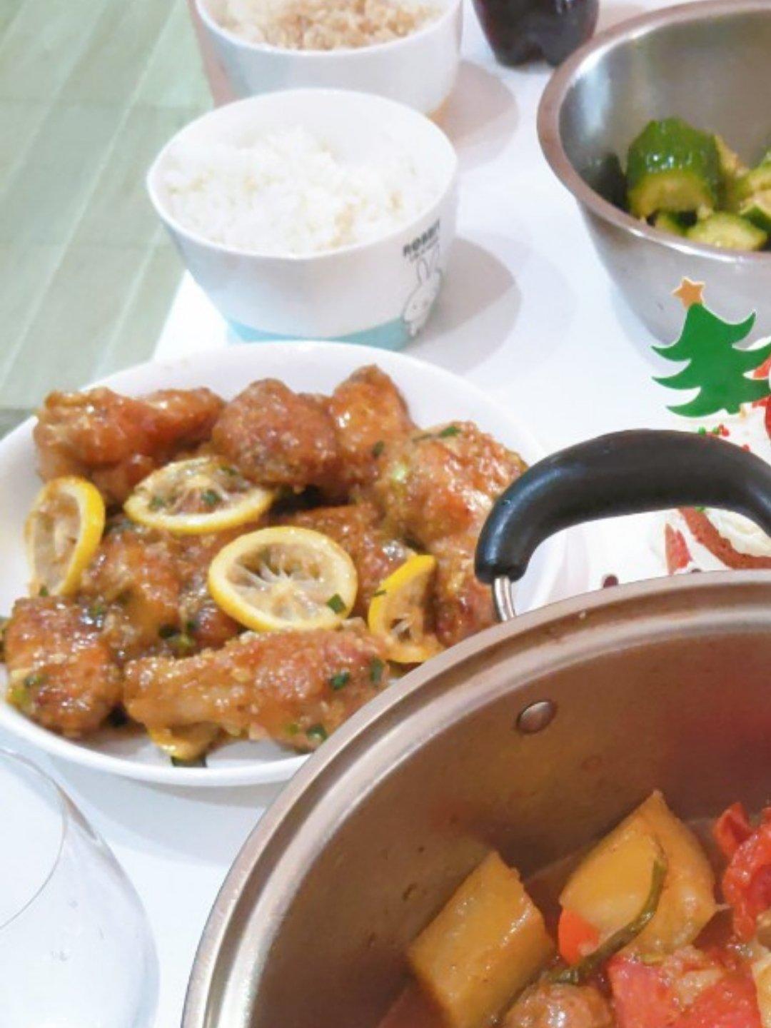 柠檬蜂蜜脆鸡翅￨酥到掉渣