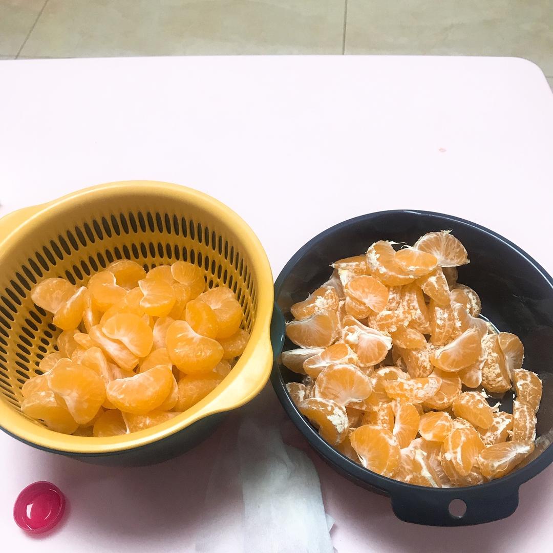 自制冰糖橘子罐头