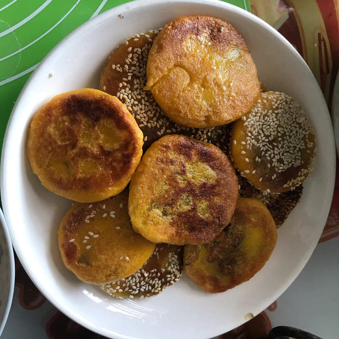 不用油炸的南瓜饼