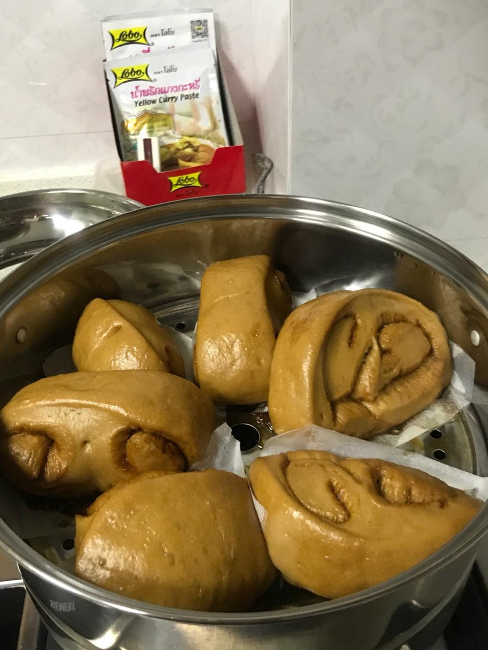 奶香红糖馒头