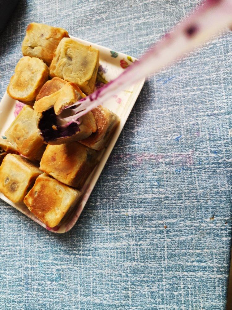 网红爆浆紫薯仙豆糕(低卡版)超长拉丝