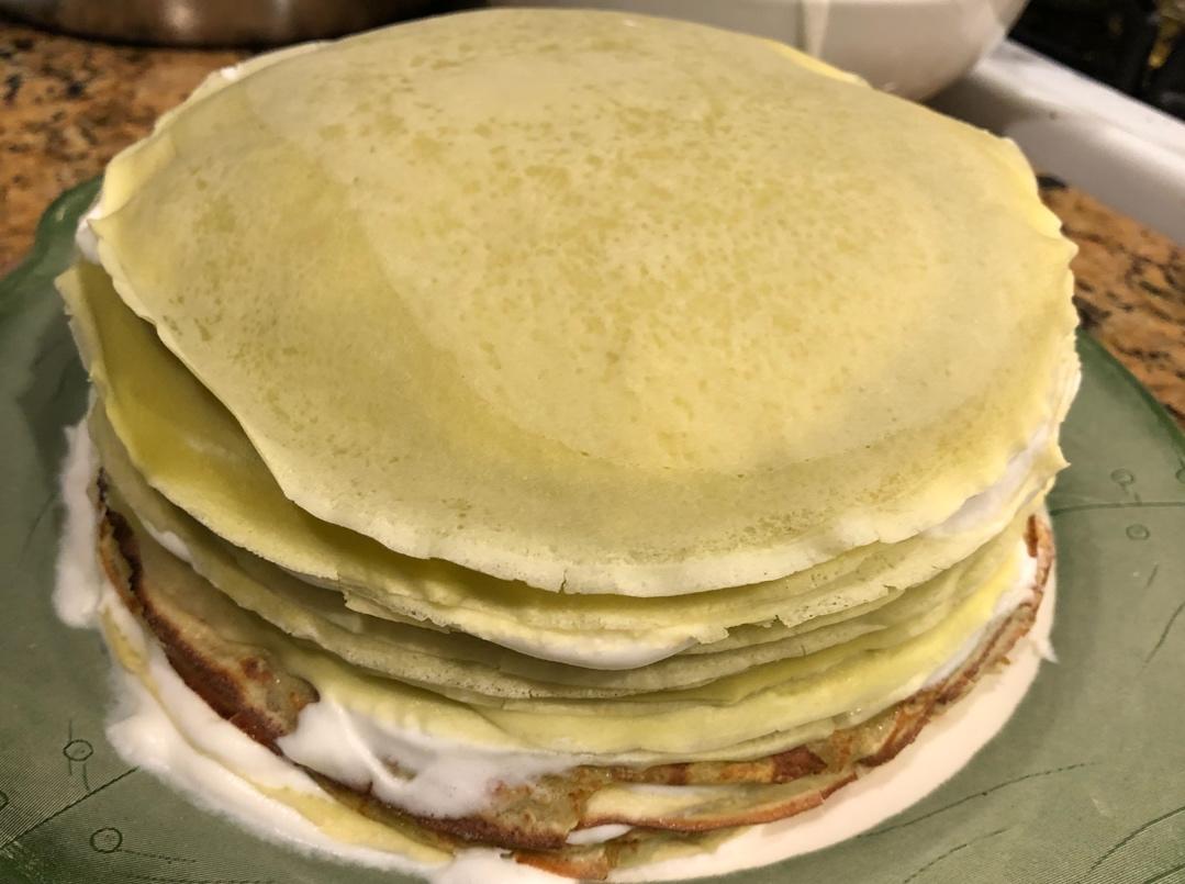 抹茶千层蛋糕（转自Amanda的曼食慢语）