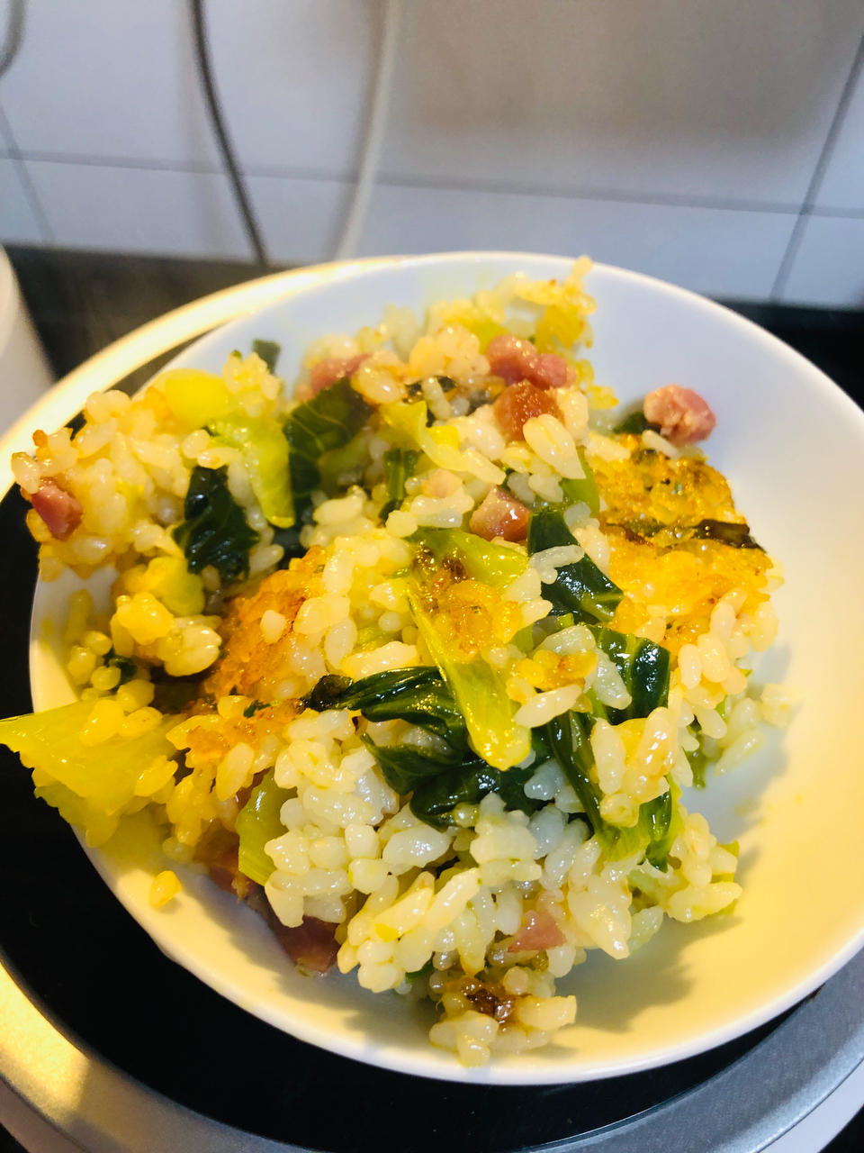荠菜菜饭（快速锅巴版）