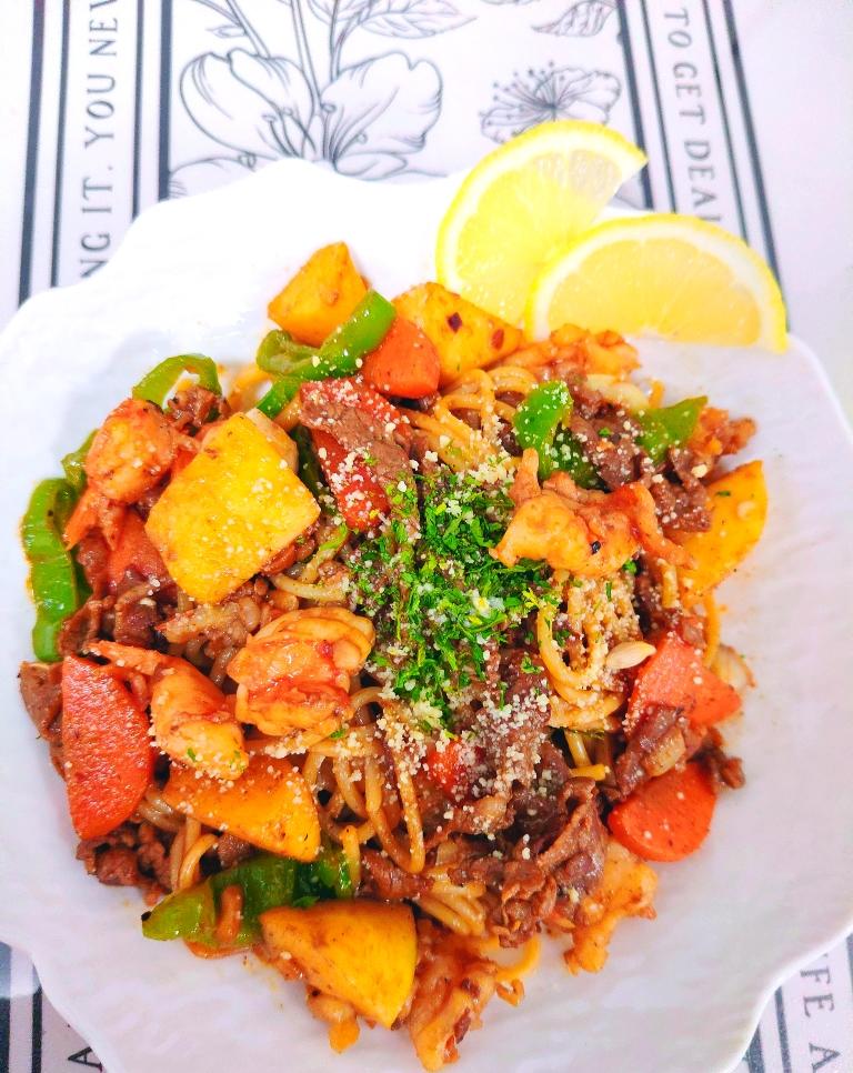 味道不输西餐厅的黑椒牛柳意面