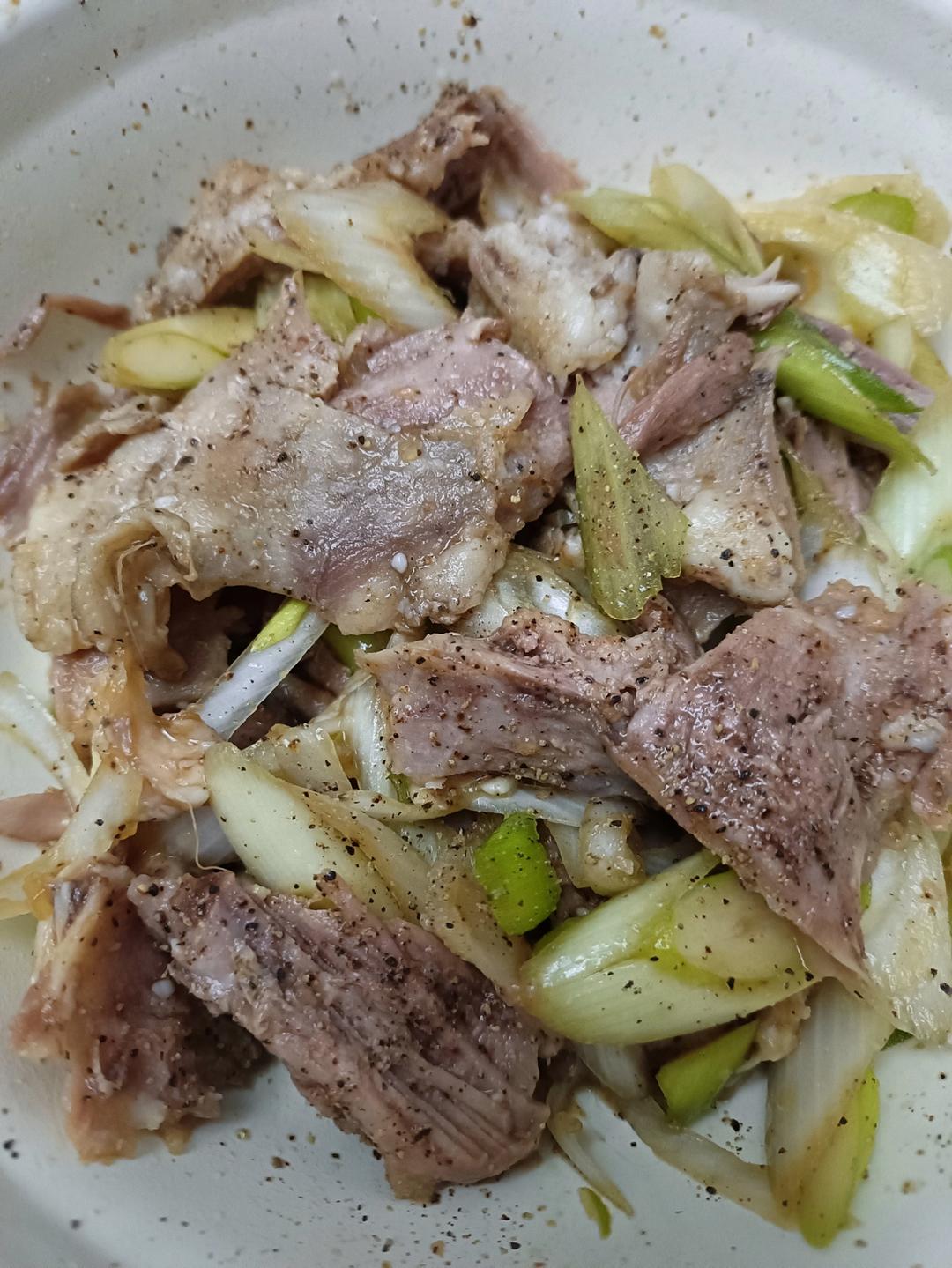 葱拌羊肉