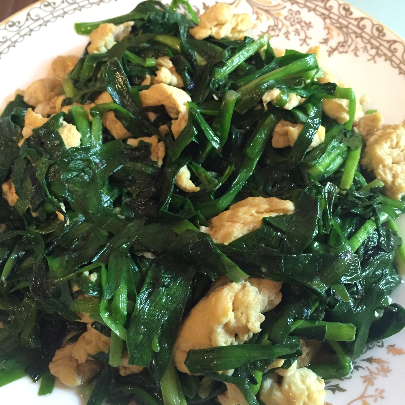 韭菜炒鸡蛋