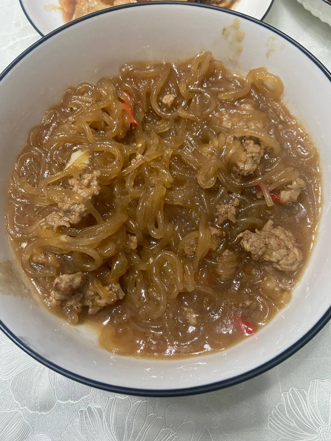蚂蚁上树——肉沫粉条