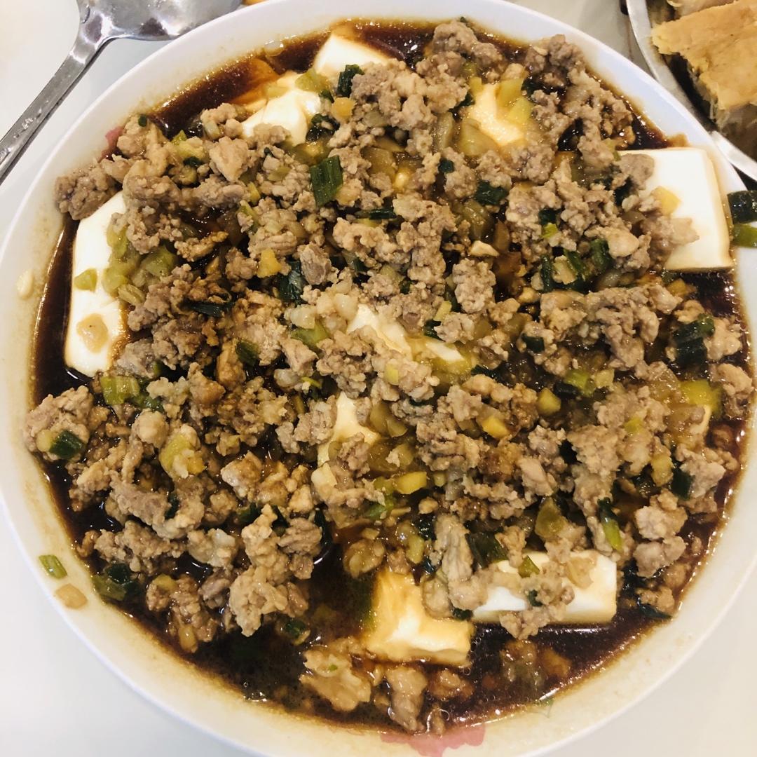 肉末蒸豆腐