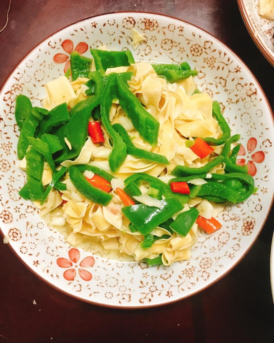 青椒豆皮