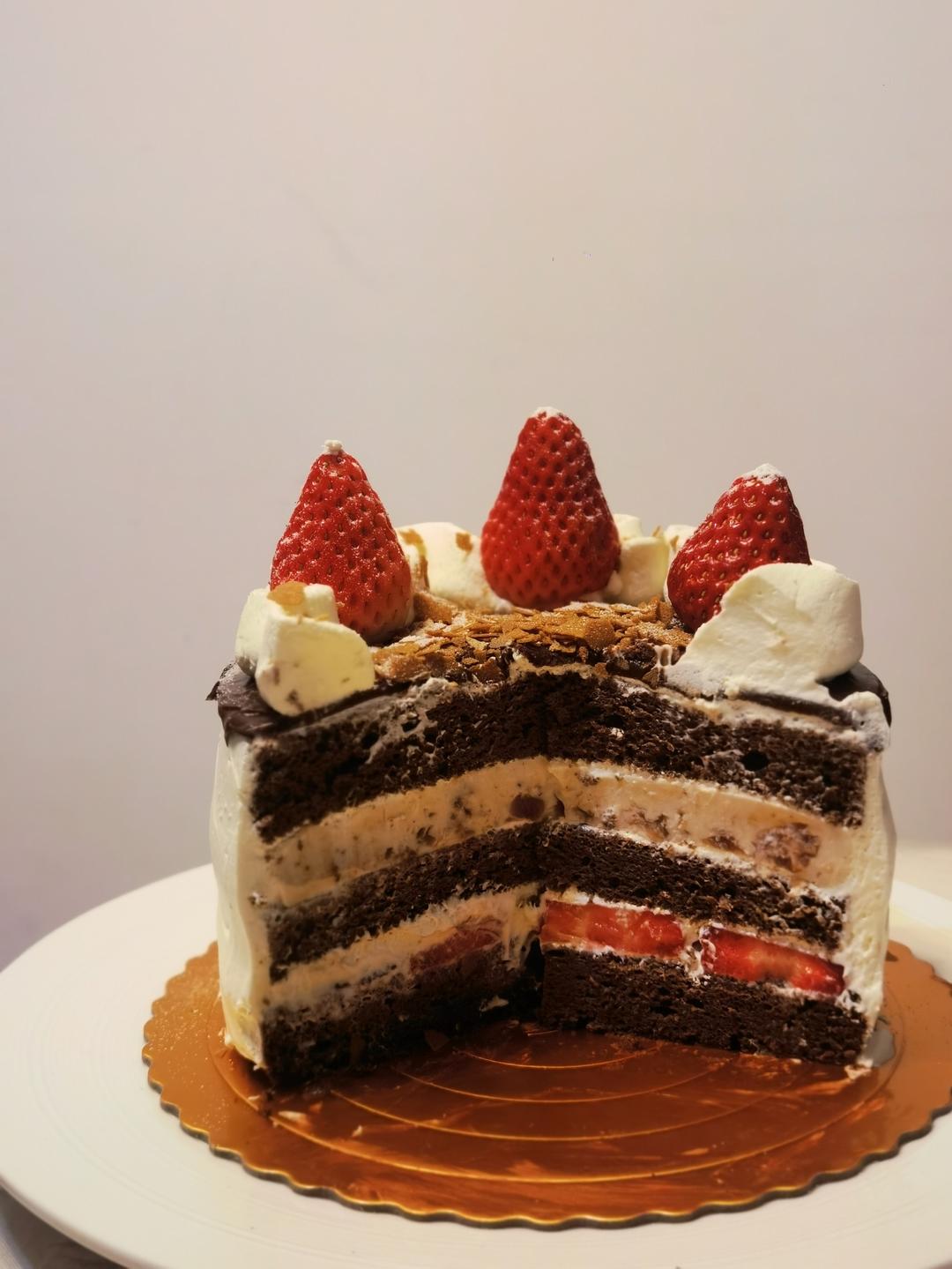 6寸可可戚风（内附8寸5蛋配方）